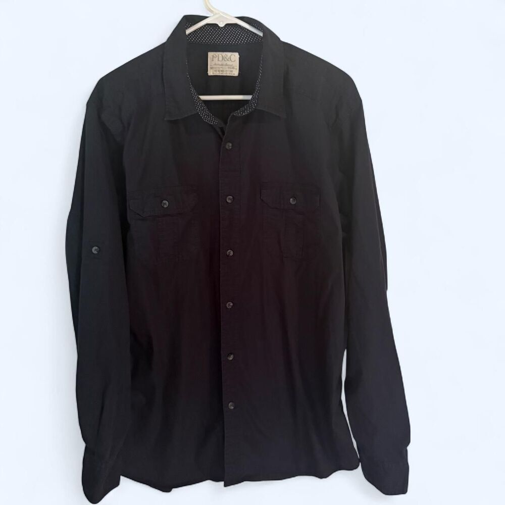Pd-c Men's Navy and Black Shirt